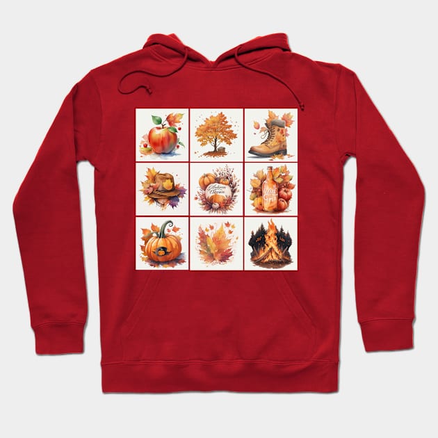 autumn season Hoodie by AOAOCreation